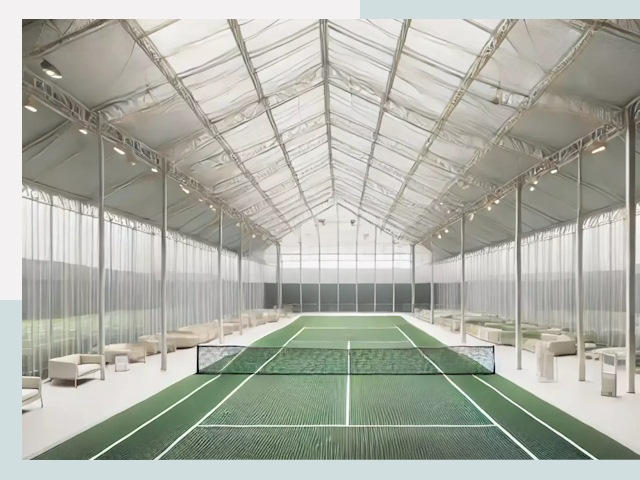 Строительство теннисных кортов в Славгороде