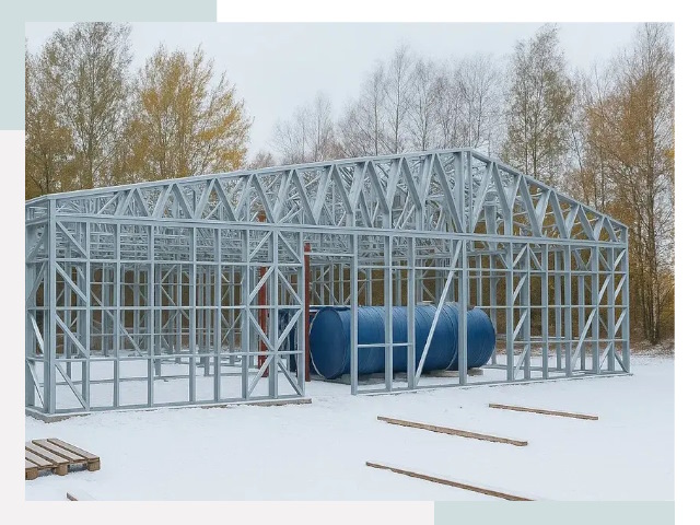 Металлические ангары в Славгороде