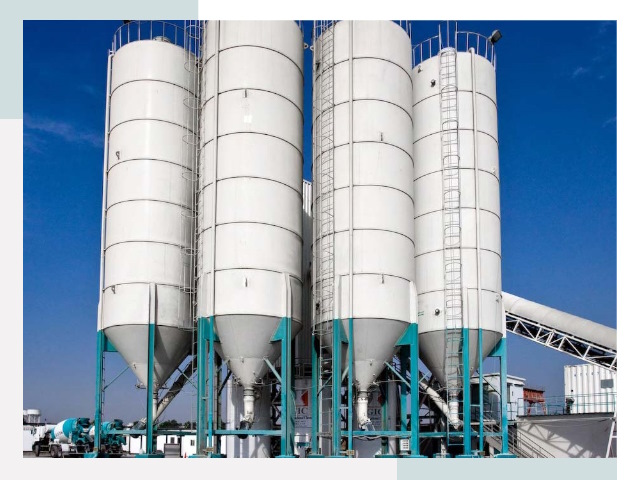 Строительство цементных силосов в Славгороде