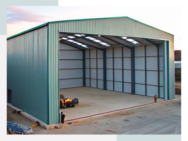 Строительство ангаров в Славгороде